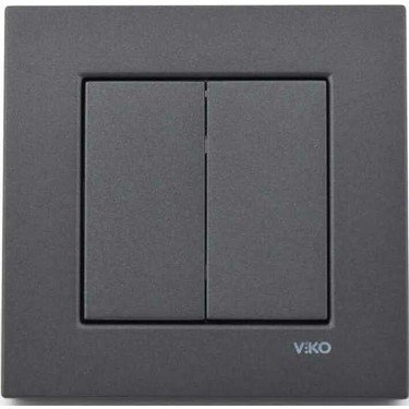 Viko Artline Novella Komütator (Çerçeve Hariç) Füme