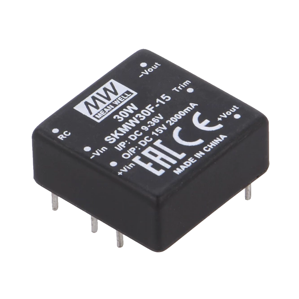 MEANWELL- SKMW30F-15 09~36Vdc>+15Vdc 2.0 Amp  Dönüştürücü