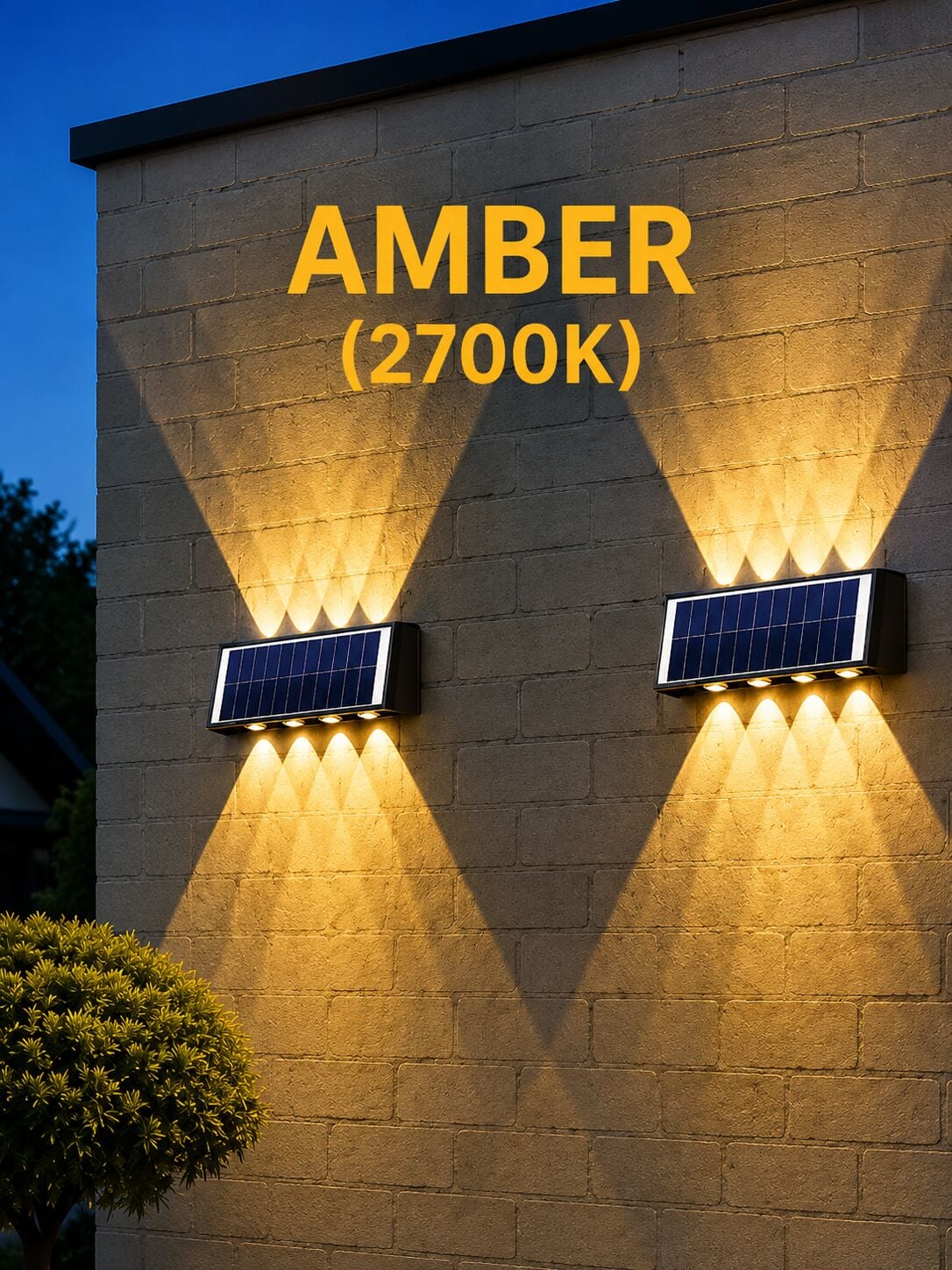 Cata 20 Watt Dış Mekan Modern Aplik Kos Solar Amber CT-8010