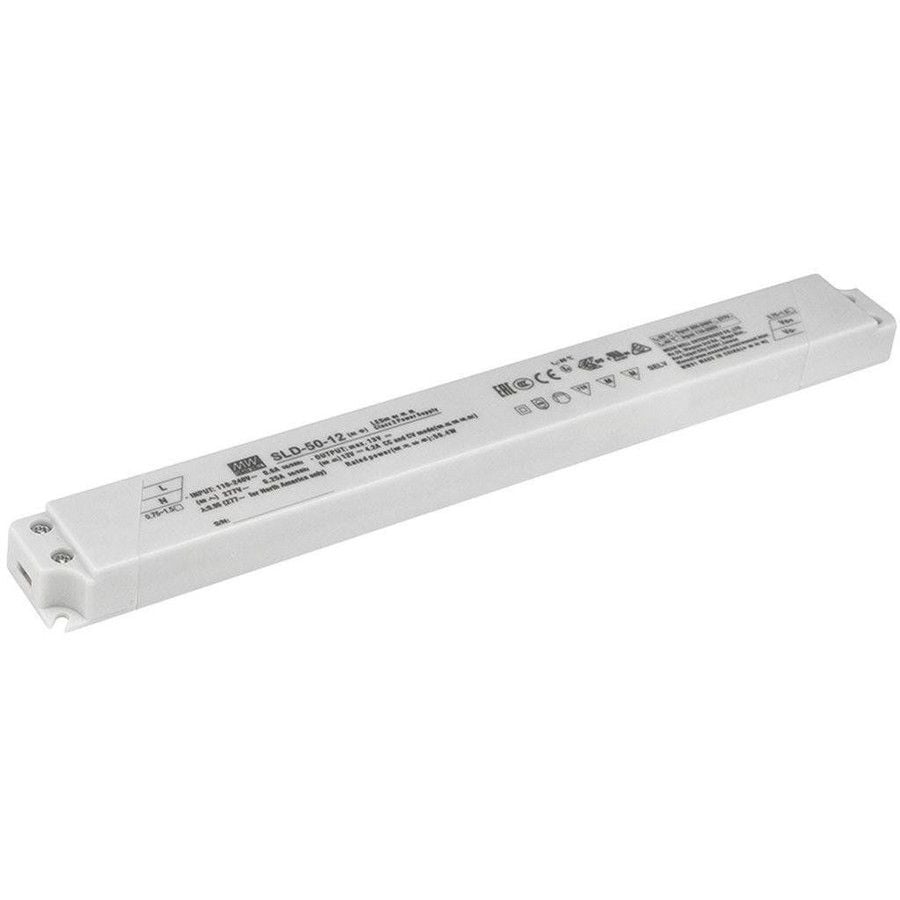 MEANWELL- SLD-50-12 12Vdc 4,2Amp CV+CC CCR:8,4~12V  Led Sürücü - Güç kaynağı