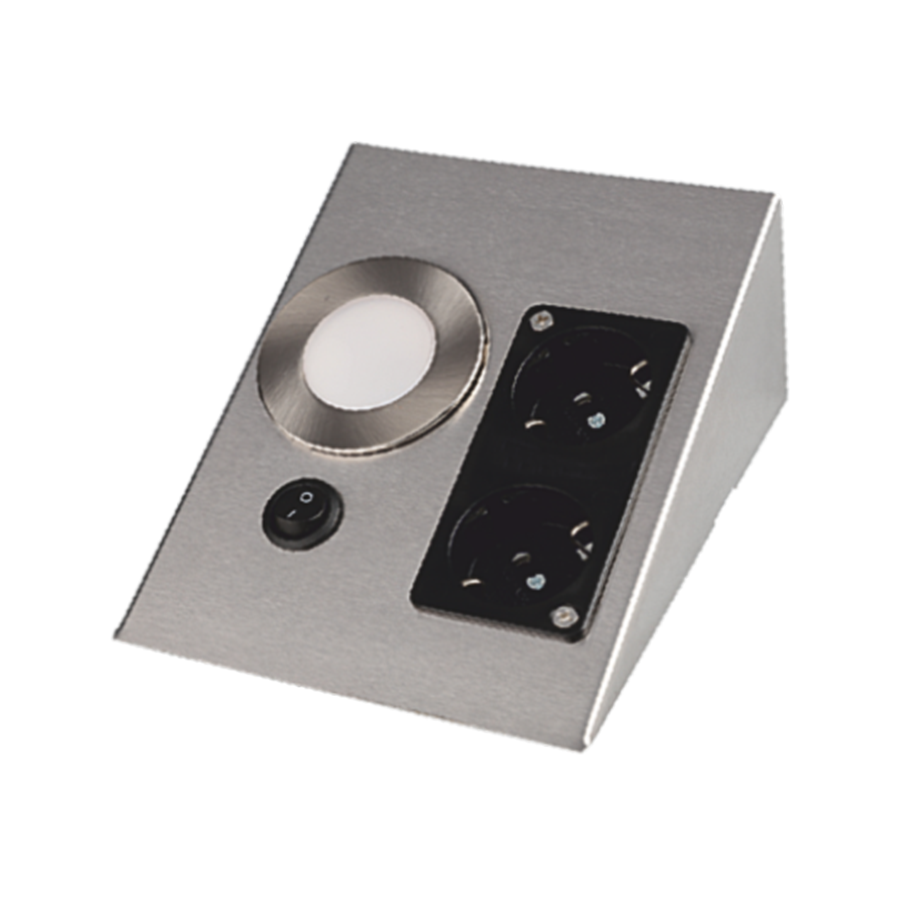 Cata 6400K Beyaz Işık 2 Watt Çift Prizli Tezgah Aydınlatma CT-5109B