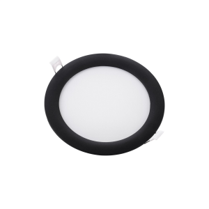 ZMR 9W Siyah Kasa Yuvarlak Slim Led Panel Aluminyum Soğutuculu ZMR-203/S.
