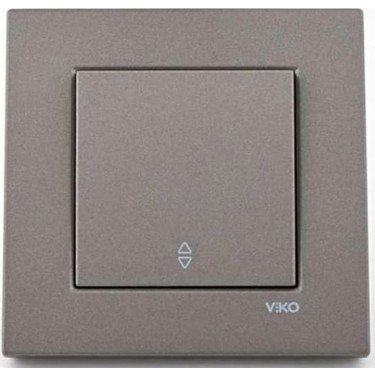 Viko Artline Novella Komütator Veavien (Çerçeve Hariç) Antrasit