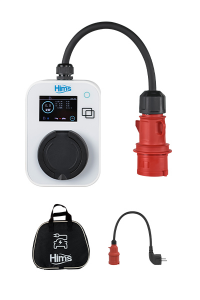 Hims HCTS-22-B 22kW Kilitli Soketli Beyaz Taşınabilir Araç Şarj Cihazı