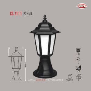 Cata E27 Bahçe Armatürü Parma CT-7111