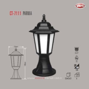 Cata E27 Bahçe Armatürü Parma CT-7111