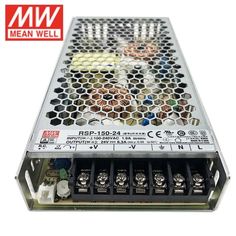 MEANWELL- RSP-150-24 24Vdc 6.3Amp  Güç Kaynağı
