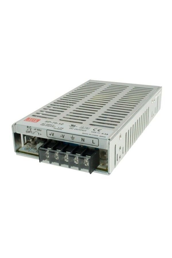 MEANWELL- SP-75-12 12 VDC 6.3 AMP  Güç Kaynağı