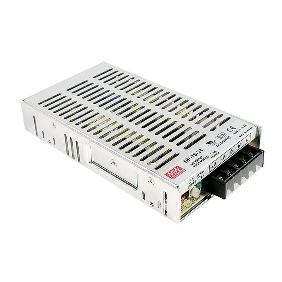 MEANWELL- SP-75-24 24VDC 3.2AMP  Güç Kaynağı