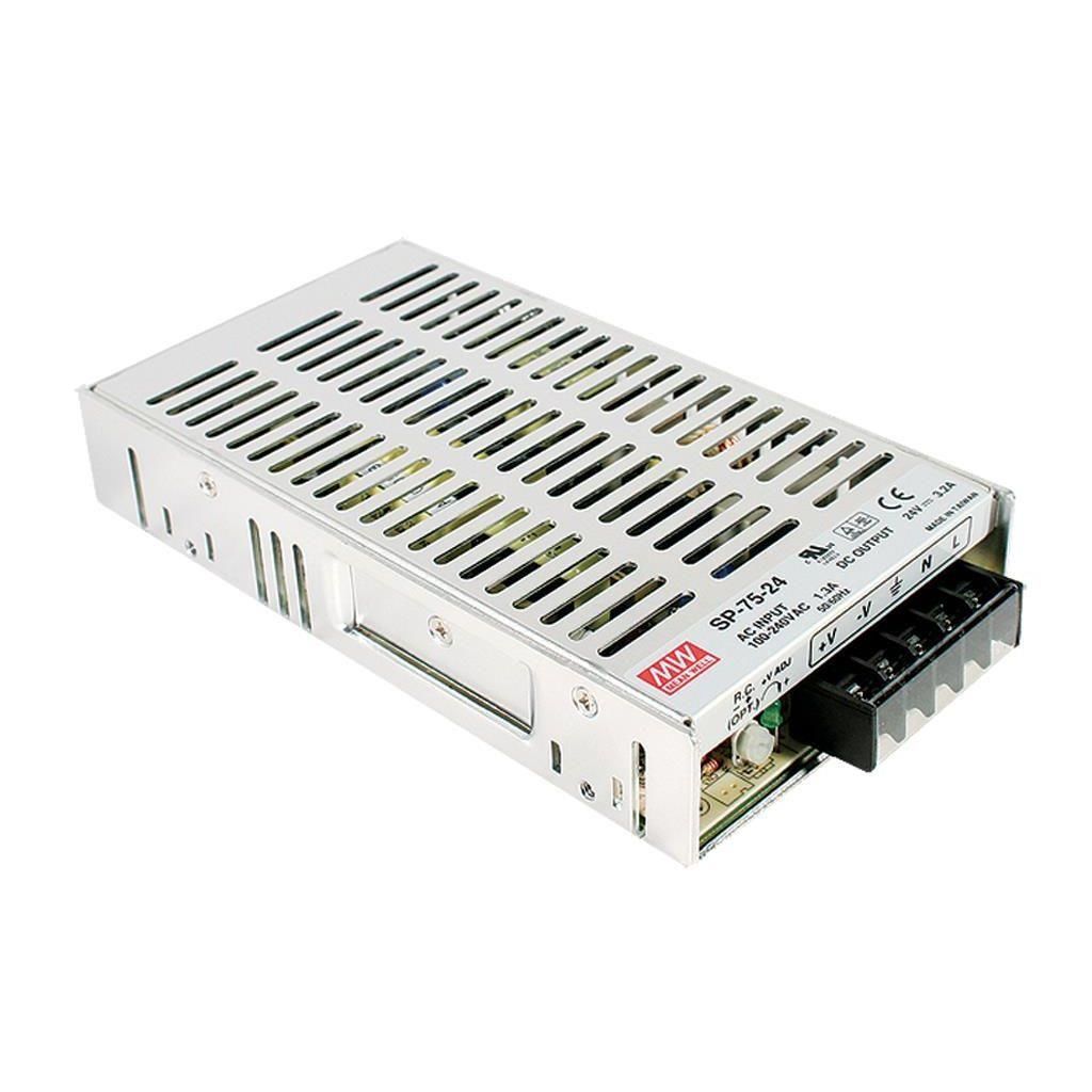MEANWELL- SP-75-24 24VDC 3.2AMP  Güç Kaynağı