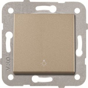 Viko Artline Novella Light Anahtarı (Çerçeve Hariç) Bronz