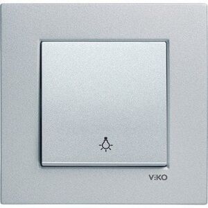 Viko Artline Novella Light Anahtarı (Çerçeve Hariç) Gümüş