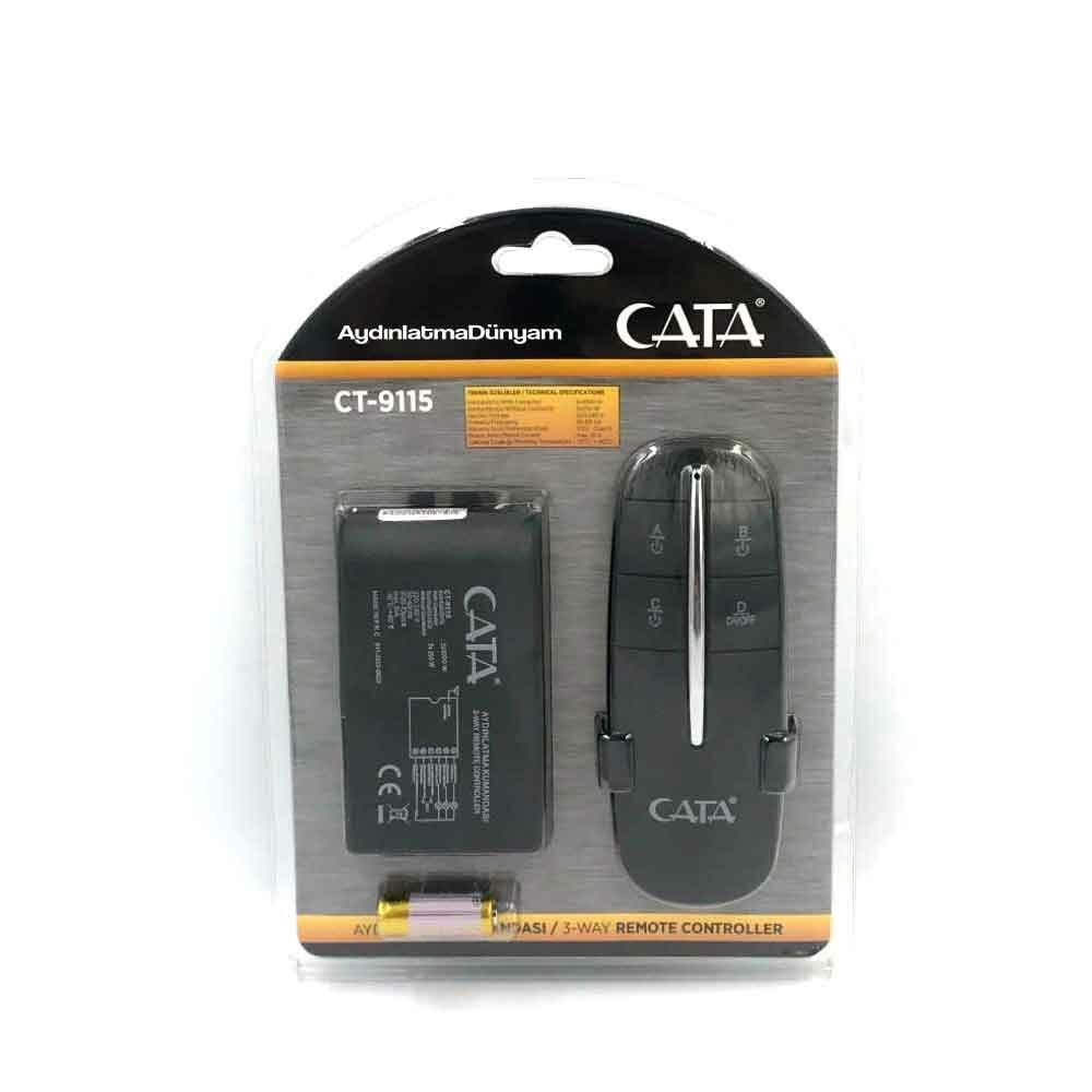 Cata 3'lü Aydınlatma Kumandası 3 x 1000  Watt CT-9115