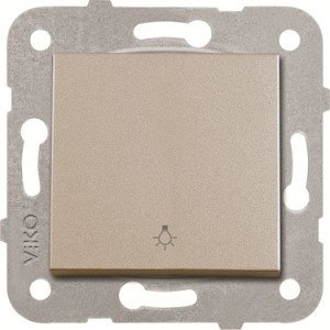 Viko Artline Novella Light Anahtarı (Çerçeve Hariç) Saten