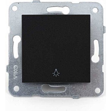 Viko Artline Novella Light Anahtarı (Çerçeve Hariç) Siyah