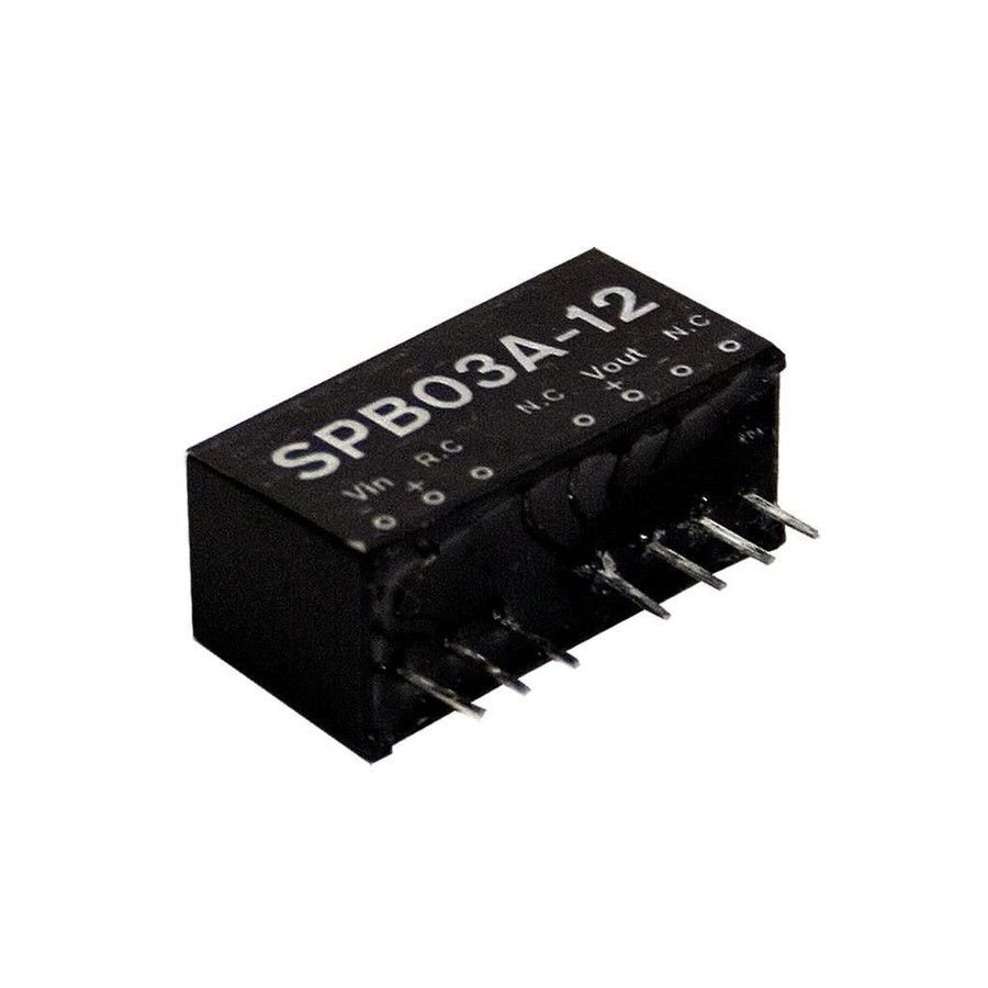 MEANWELL- SPB03A-12 09~18Vdc>+12Vdc 250mA  Dönüştürücü