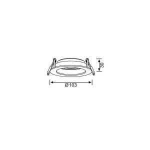 Jupiter Hareketli Spot JH638 Saten Nikel&Siyah