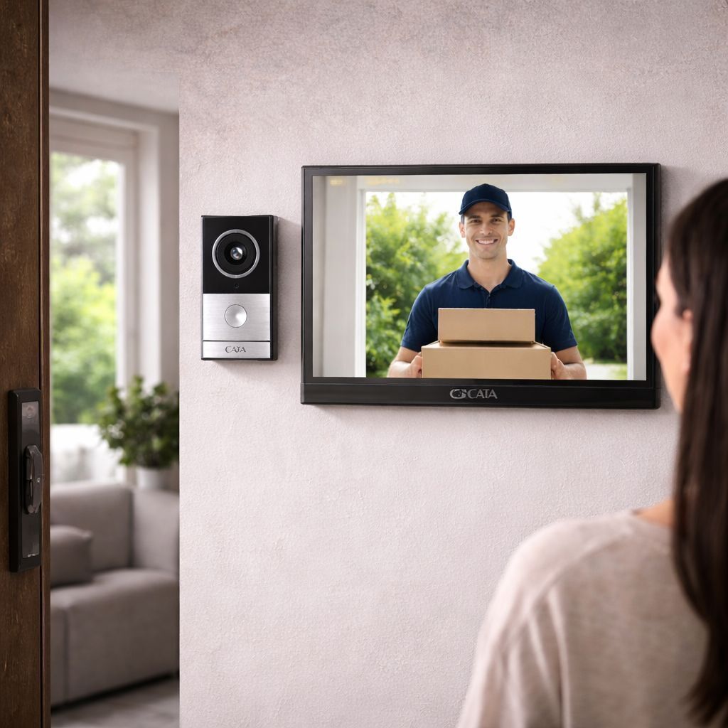 Cata Akıllı Villa Set (Görüntülü Diyafon)  CT-4030 