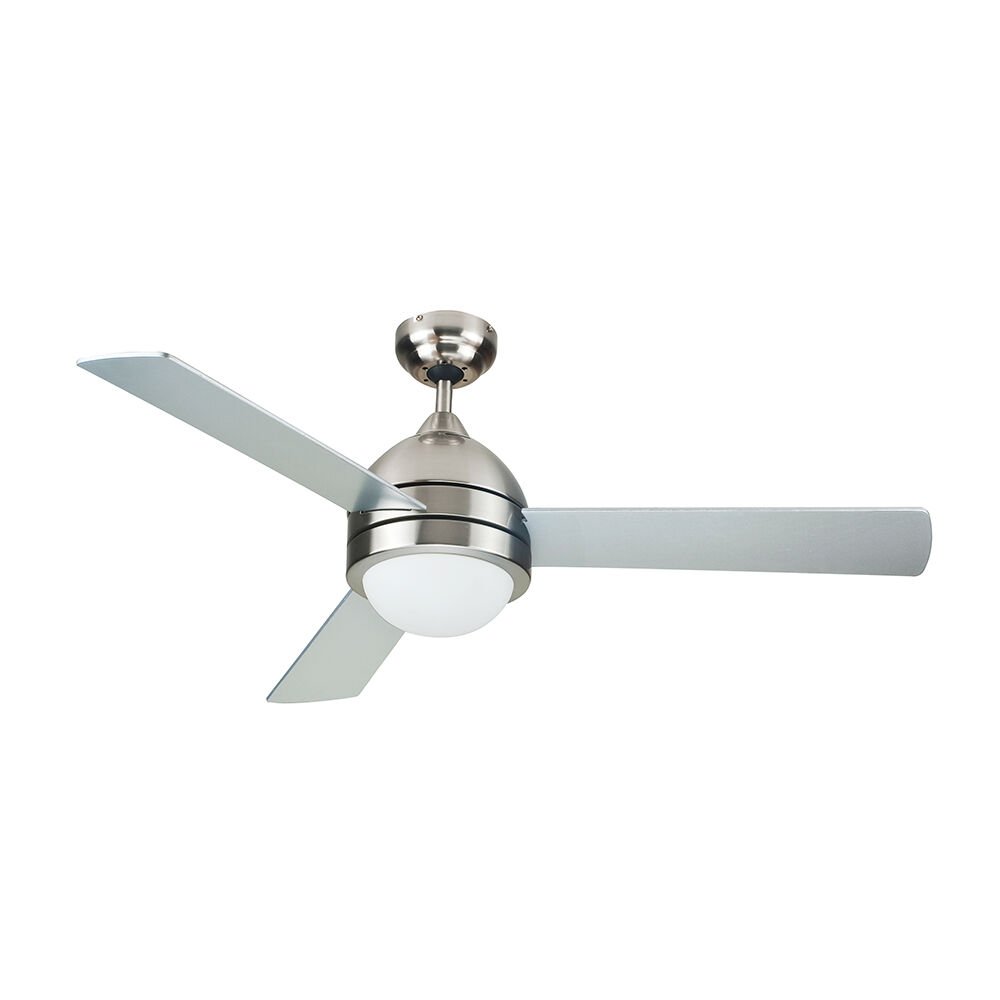 Vanti 60W 120cm (48inç) Avizeli Gümüş Metal Tavan 3 Kanatlı Vantilatör KCF287