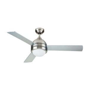 Vanti 60W 120cm (48inç) Avizeli Gümüş Metal Tavan 3 Kanatlı Vantilatör KCF287