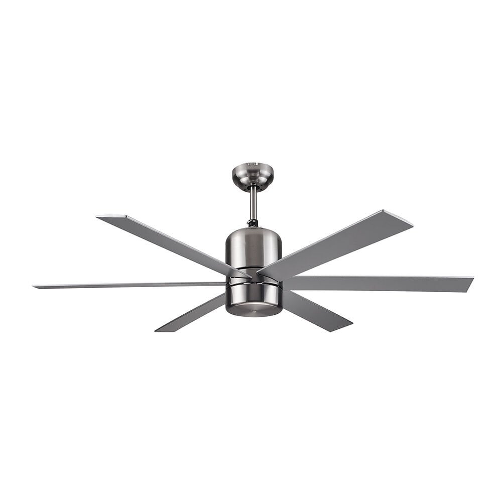Vanti 60W 120cm (48inç) Gümüş Metal 6 Kanatlı Tavan Vantilatör KCF286