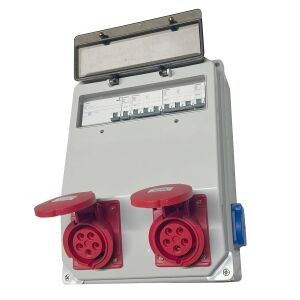 Tem IP67  Kombinasyon Kutusu Ön 2 Ad. IP44 5x16A CEE + 2 Ad. 1x16 Yan