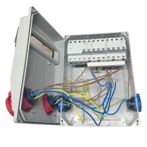 Tem IP67  Kombinasyon Kutusu Ön 2 Ad. IP44 5x16A CEE + 2 Ad. 1x16 Yan