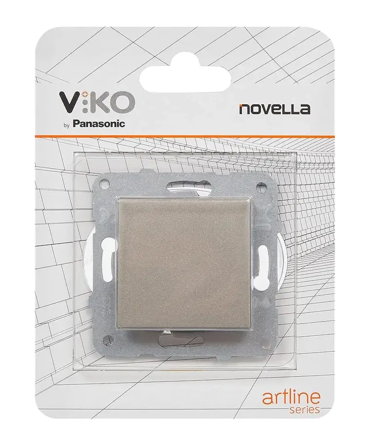 Viko Artline Novella Anahtar Antrasit Mekanizma ve Düğme Kapak Dahil ( Çerçeve Hariç ) 92005301