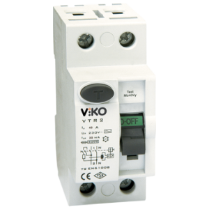 VİKO VTR2-63300 2Kut 300Ma 63A Kaçak Akım Koruma Rölesi
