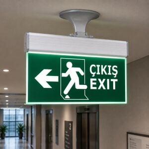 Cata Şarjlı Exit Acil Çıkış Armatür Serisi CT-9165