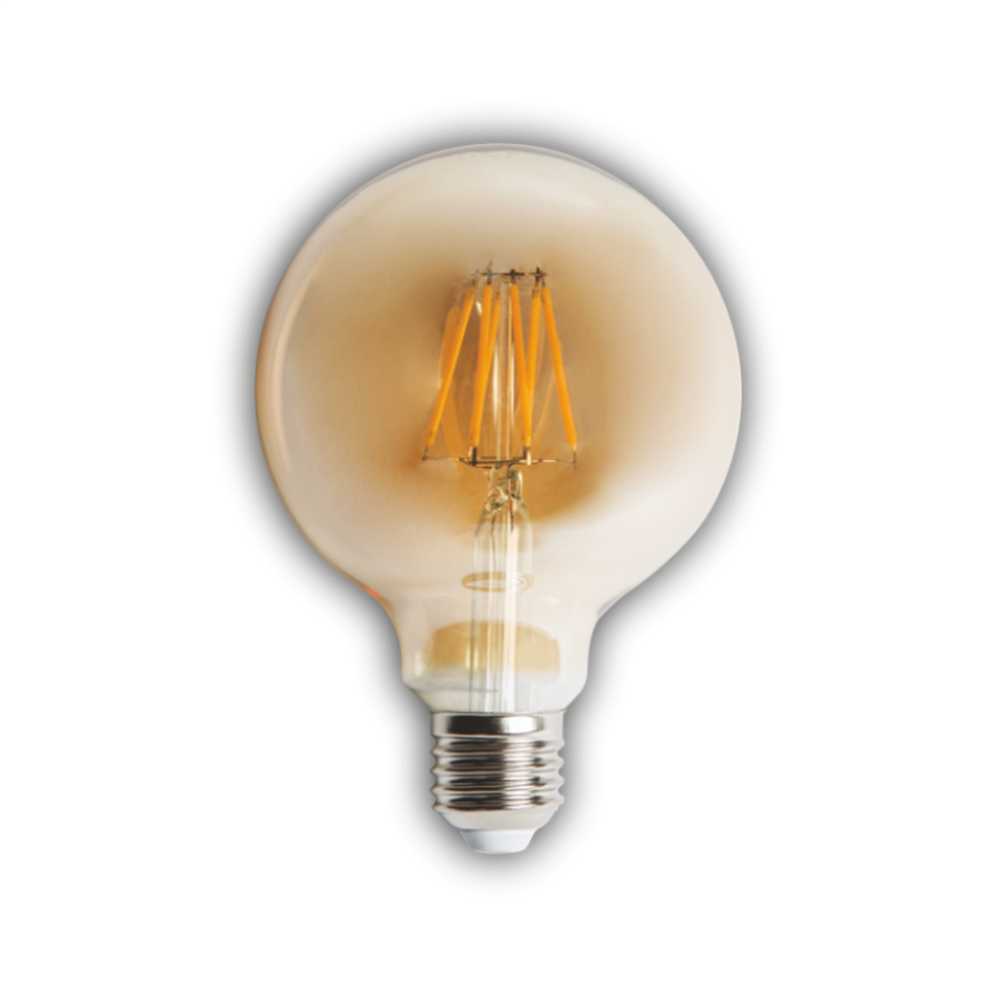 Cata 6W Rustik G95 Glop Uzun Fılament Led Ampul CT-4286