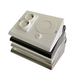Nisa 3 Watt  Tezgah Altı Plastik Priz E2130