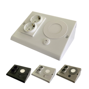 Nisa 3 Watt  Tezgah Altı Plastik Priz E2130