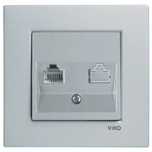 Viko Artline Novella Numeris Telefon Prizi (Cat3) (Çerçeve Hariç) Saten