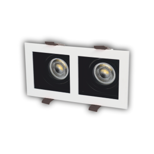 Cata Dekoratif Spot Pars 2'li Siyah-Beyaz CT-5227 (Ampül ve Duy Hariç)