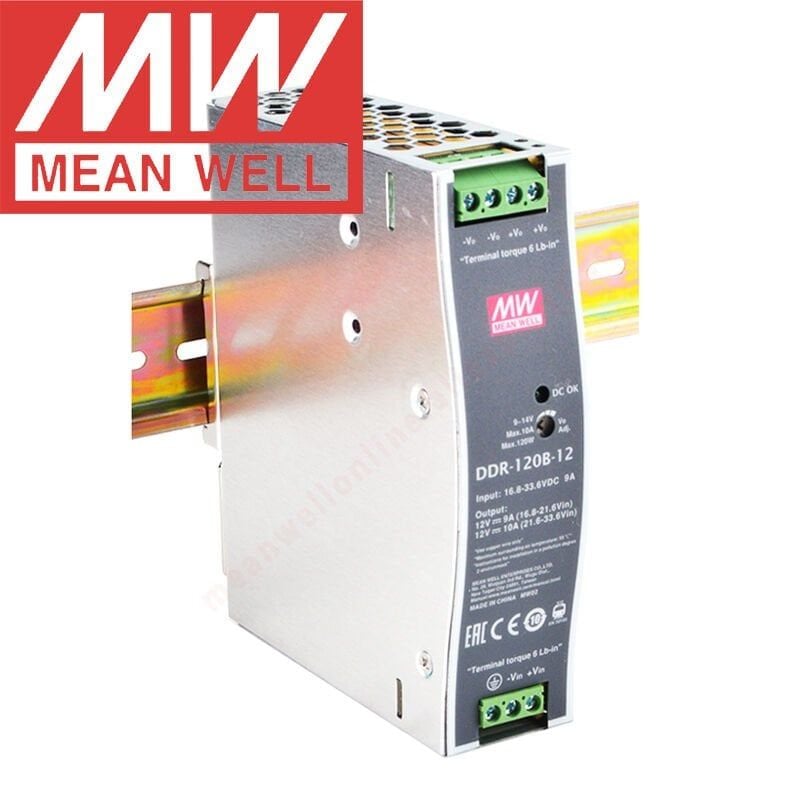 MEANWELL- DDR-120B-12  Din Rail - Ray Montajlı Güç Kaynağı