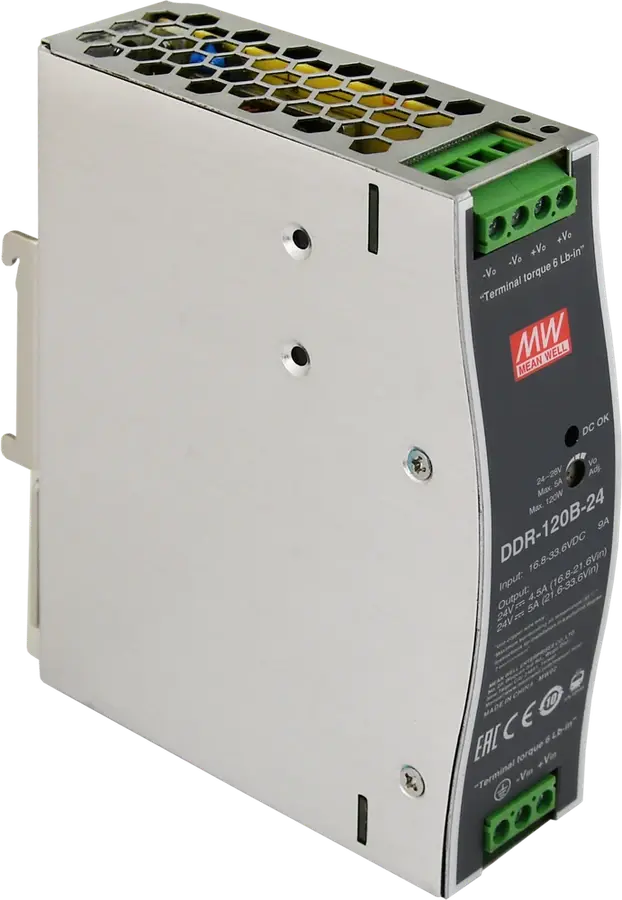 MEANWELL- DDR-120B-24  Din Rail - Ray Montajlı Güç Kaynağı