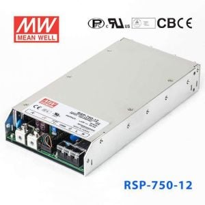 MEANWELL- RSP-0750-12 	12Vdc 62,5Amp  Güç Kaynağı