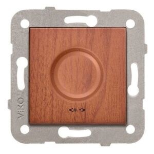 Viko Artline Novella Rotatif Dimmer PRO 6w  (100W) RL (Çerçeve Hariç) Ceviz