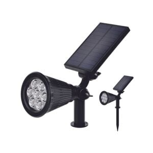 Cata Amber Işık 7W Solar Bahçe Armatürü Şarjlı CT-7310A