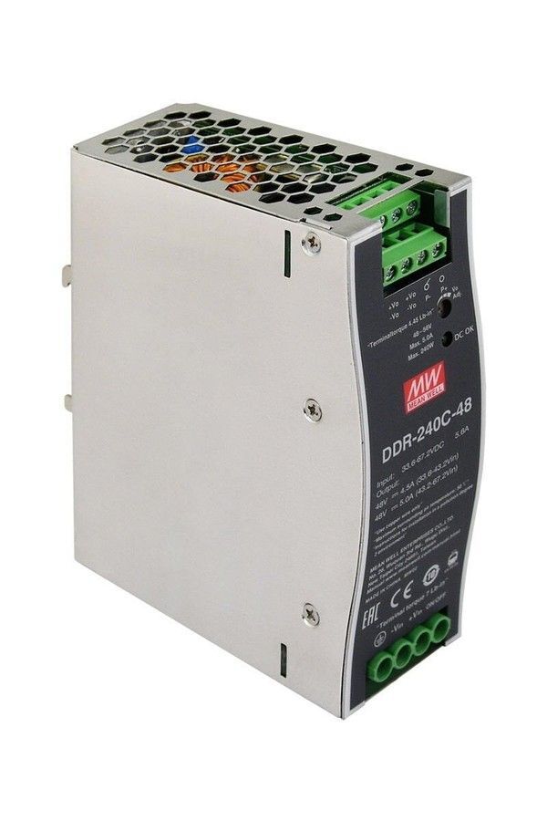 MEANWELL- DDR-240C-48  Din Rail - Ray Montajlı Güç Kaynağı