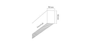 Goya 26W 900 mm Kamaşma Önleyici Sıva Üstü ve Sarkıt Lineer Armatür GY 8054 90