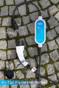 Hims HCTK-G-3 3.7kW Ev Tipi Taşınabilir Elektrikli Araç Şarj Cihazı