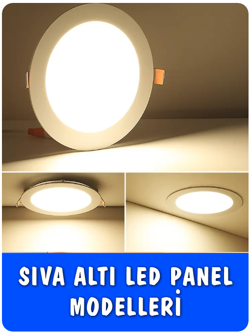 Sıva Altı Led Panel Modelleri